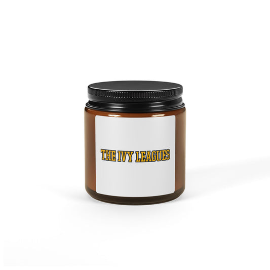 Scented Soy Candle (Multi-Size, Amber Jar)